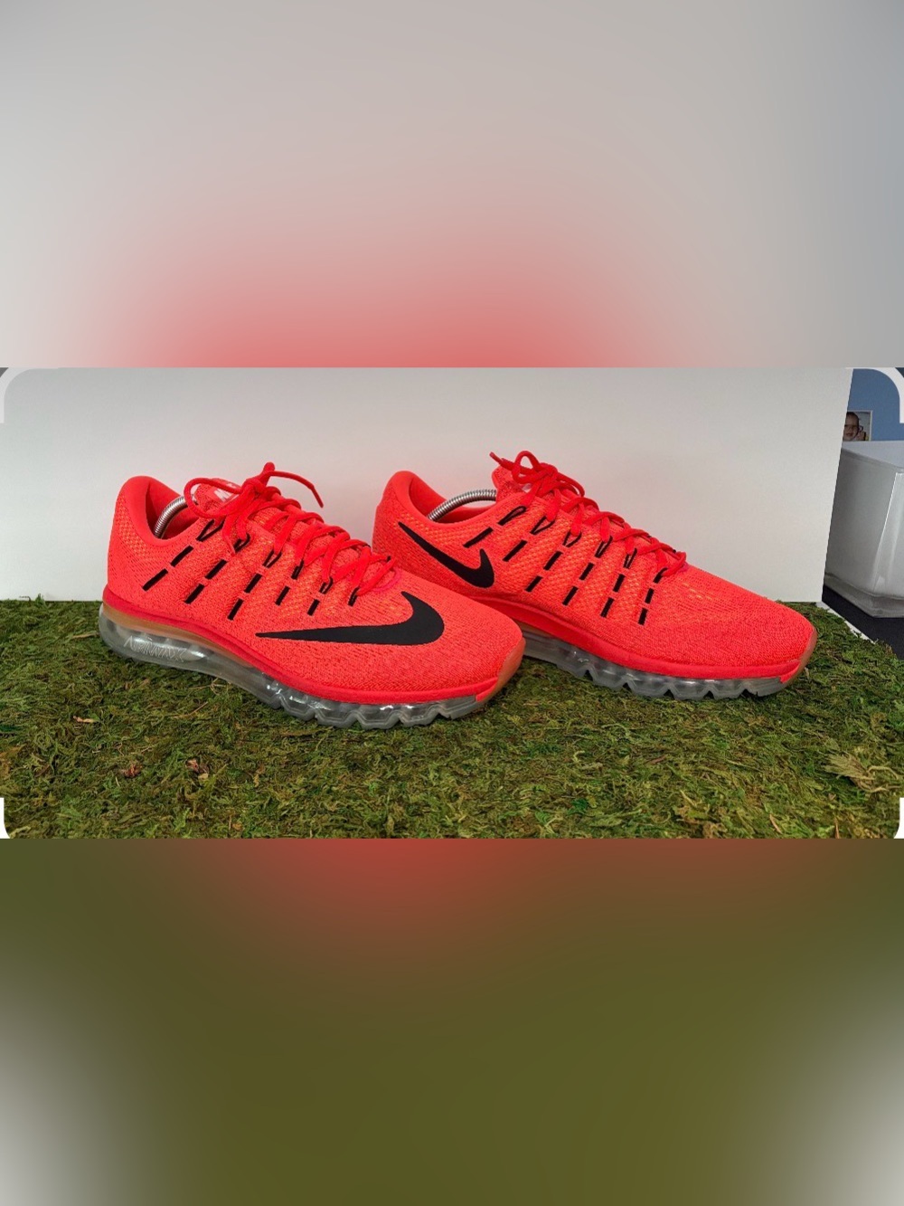 Nike Men’s Air Max Sneakers “Bright Red Crimson” 2016
